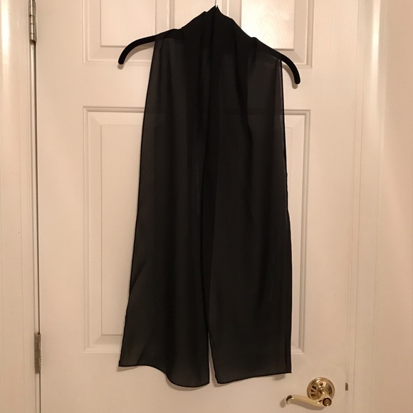 Black beaded formal prom gown - Picture 3 of 4